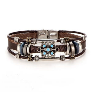 Vintage®- Bohomian Handmade Leather Bracelet